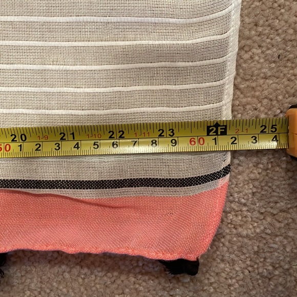 Striped Tassel Fringe Scarf - Picture 6 of 6